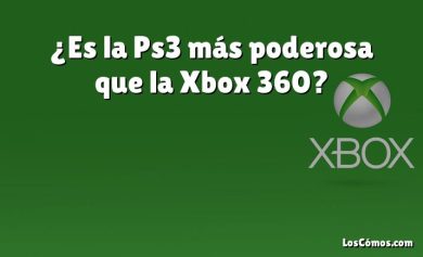 ¿Es la Ps3 más poderosa que la Xbox 360?