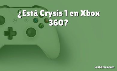 ¿Está Crysis 1 en Xbox 360?