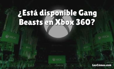¿Está disponible Gang Beasts en Xbox 360?