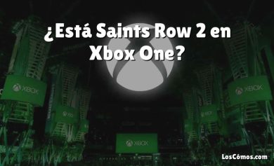 ¿Está Saints Row 2 en Xbox One?