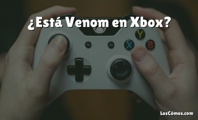 ¿Está Venom en Xbox?