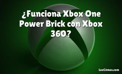 ¿Funciona Xbox One Power Brick con Xbox 360?