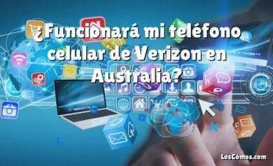¿Funcionará mi teléfono celular de Verizon en Australia?