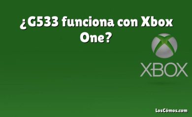 ¿G533 funciona con Xbox One?