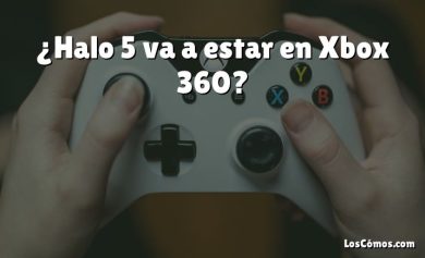 ¿Halo 5 va a estar en Xbox 360?