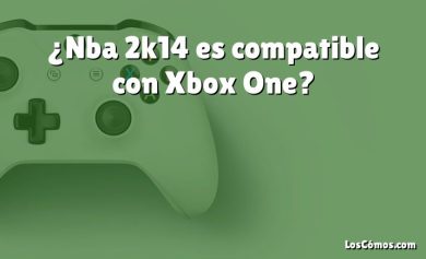 ¿Nba 2k14 es compatible con Xbox One?
