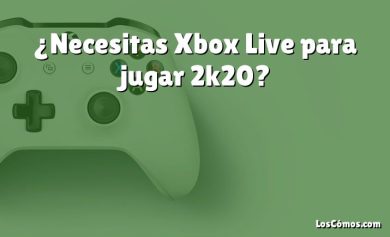 ¿Necesitas Xbox Live para jugar 2k20?