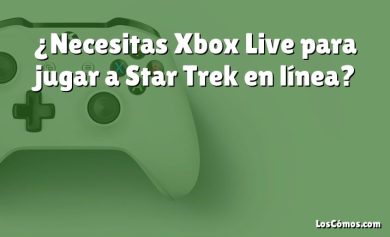 ¿Necesitas Xbox Live para jugar a Star Trek en línea?