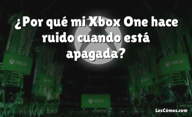 ¿Por qué mi Xbox One hace ruido cuando está apagada?