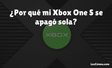 ¿Por qué mi Xbox One S se apagó sola?