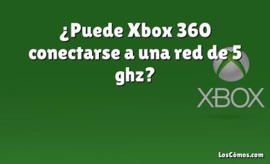 ¿Puede Xbox 360 conectarse a una red de 5 ghz?