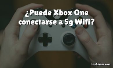 ¿Puede Xbox One conectarse a 5g Wifi?
