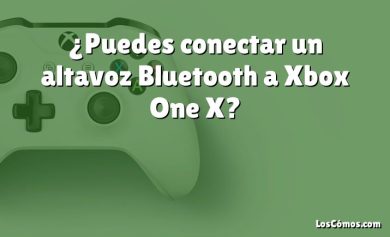 ¿Puedes conectar un altavoz Bluetooth a Xbox One X?