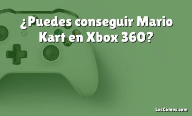 ¿Puedes conseguir Mario Kart en Xbox 360?