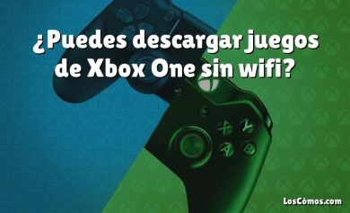 ¿Puedes descargar juegos de Xbox One sin wifi?
