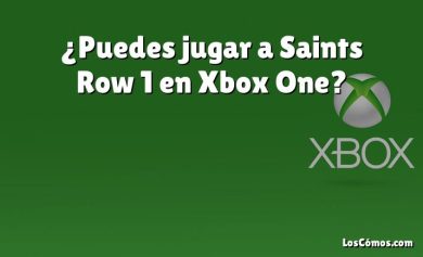 ¿Puedes jugar a Saints Row 1 en Xbox One?