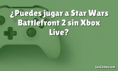 ¿Puedes jugar a Star Wars Battlefront 2 sin Xbox Live?