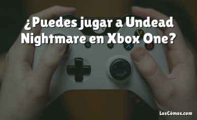 ¿Puedes jugar a Undead Nightmare en Xbox One?