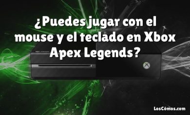 ¿Puedes jugar con el mouse y el teclado en Xbox Apex Legends?