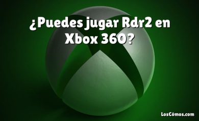 ¿Puedes jugar Rdr2 en Xbox 360?