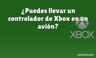 ¿Puedes llevar un controlador de Xbox en un avión?