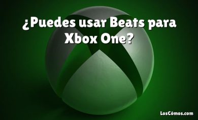 ¿Puedes usar Beats para Xbox One?