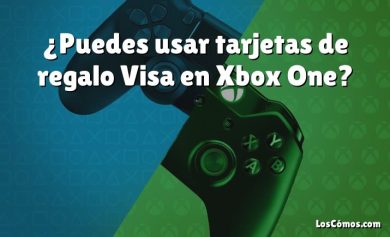 ¿Puedes usar tarjetas de regalo Visa en Xbox One?