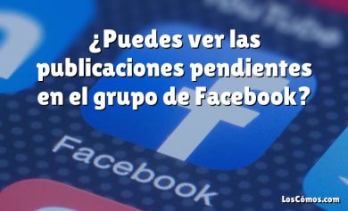 ¿Puedes ver las publicaciones pendientes en el grupo de Facebook?