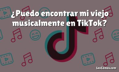 ¿Puedo encontrar mi viejo musicalmente en TikTok?