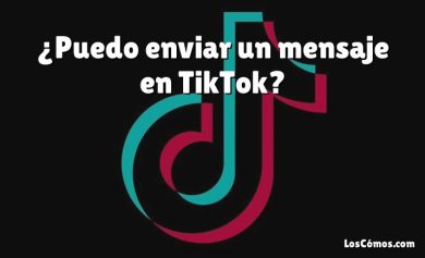 ¿Puedo enviar un mensaje en TikTok?
