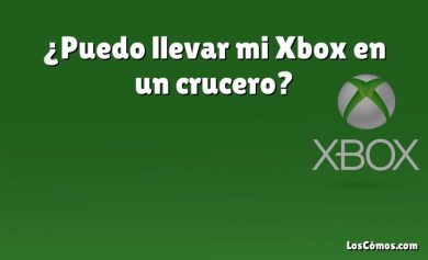 ¿Puedo llevar mi Xbox en un crucero?