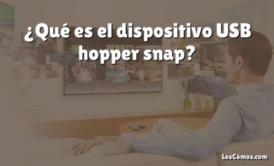 ¿Qué es el dispositivo USB hopper snap?