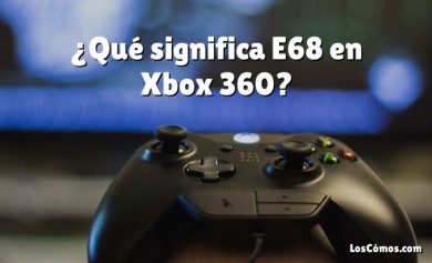 ¿Qué significa E68 en Xbox 360?