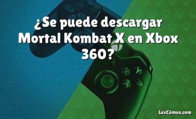 ¿Se puede descargar Mortal Kombat X en Xbox 360?