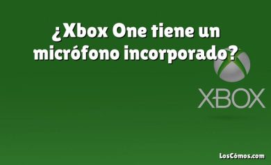 ¿Xbox One tiene un micrófono incorporado?