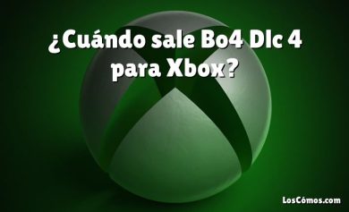 ¿Cuándo sale Bo4 Dlc 4 para Xbox?