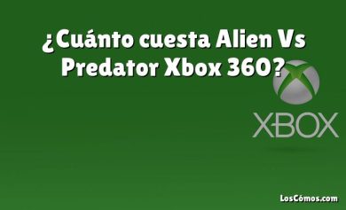 ¿Cuánto cuesta Alien Vs Predator Xbox 360?