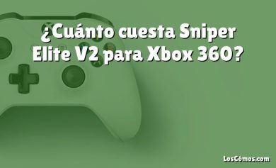 ¿Cuánto cuesta Sniper Elite V2 para Xbox 360?