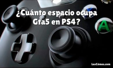 ¿Cuánto espacio ocupa Gta5 en PS4?