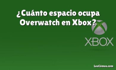¿Cuánto espacio ocupa Overwatch en Xbox?