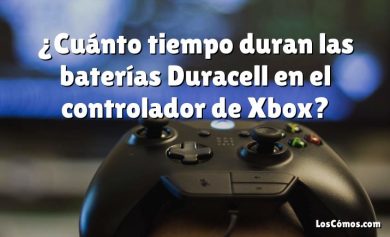 ¿Cuánto tiempo duran las baterías Duracell en el controlador de Xbox?