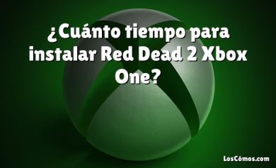 ¿Cuánto tiempo para instalar Red Dead 2 Xbox One?