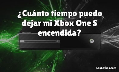 ¿Cuánto tiempo puedo dejar mi Xbox One S encendida?