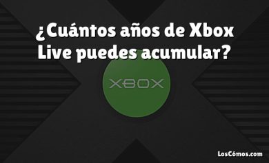 ¿Cuántos años de Xbox Live puedes acumular?