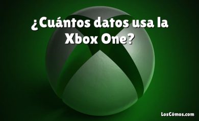 ¿Cuántos datos usa la Xbox One?