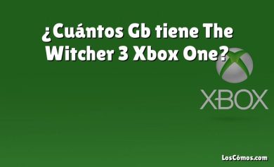 ¿Cuántos Gb tiene The Witcher 3 Xbox One?