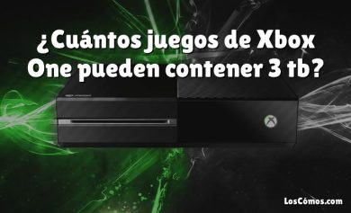¿Cuántos juegos de Xbox One pueden contener 3 tb?