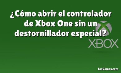 ¿Cómo abrir el controlador de Xbox One sin un destornillador especial?
