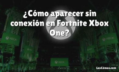 ¿Cómo aparecer sin conexión en Fortnite Xbox One?