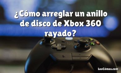 ¿Cómo arreglar un anillo de disco de Xbox 360 rayado?